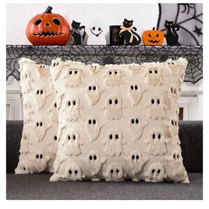 Halloween Ghost Throw Pillow Cases 18x18